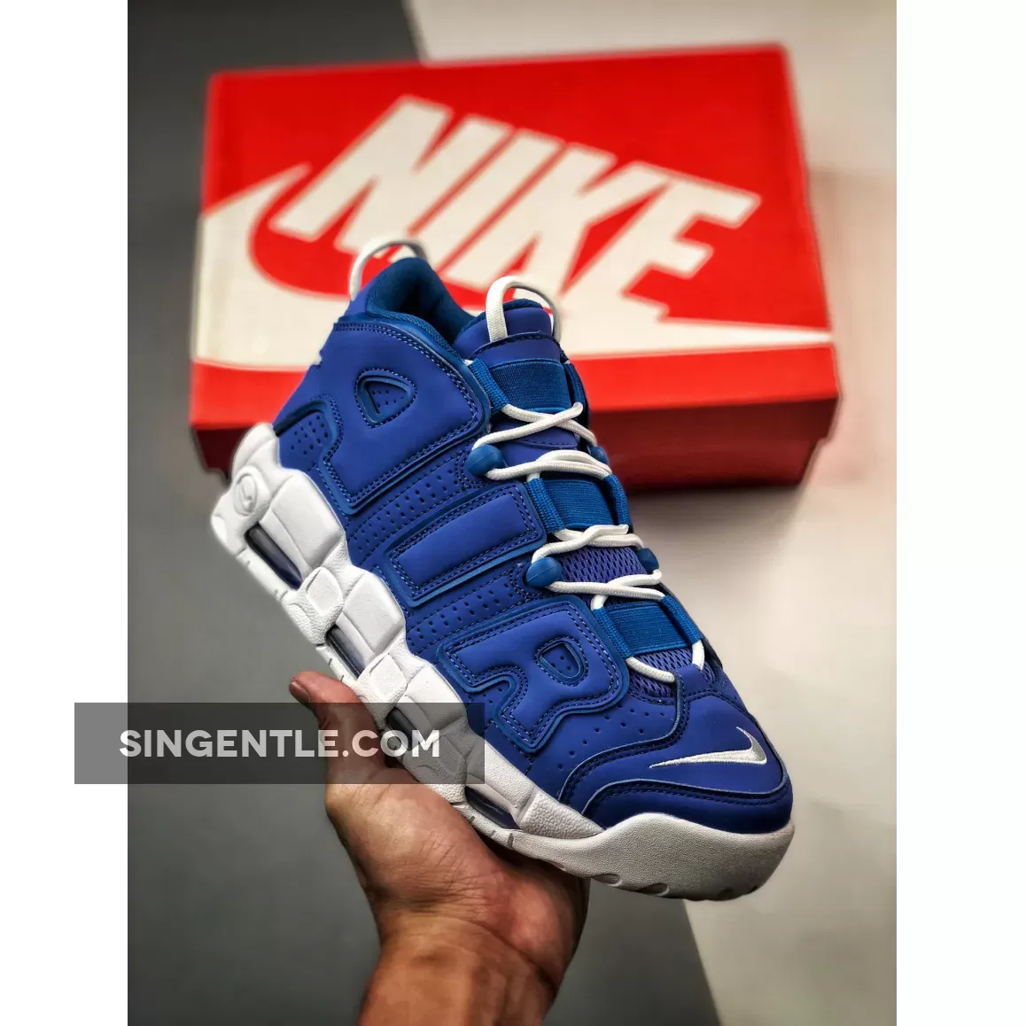 Nike Air Uptempo Blue And White Nike Air More Uptempo Blue/White DM1023-400