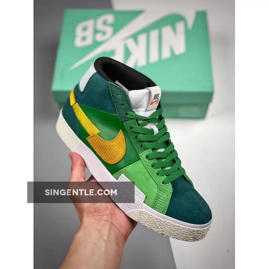 Nike Mosaic Nike SB Blazer Mid 'Mosaic' Aloe Verde/Rainforest-Green-University Gold DA8854-300