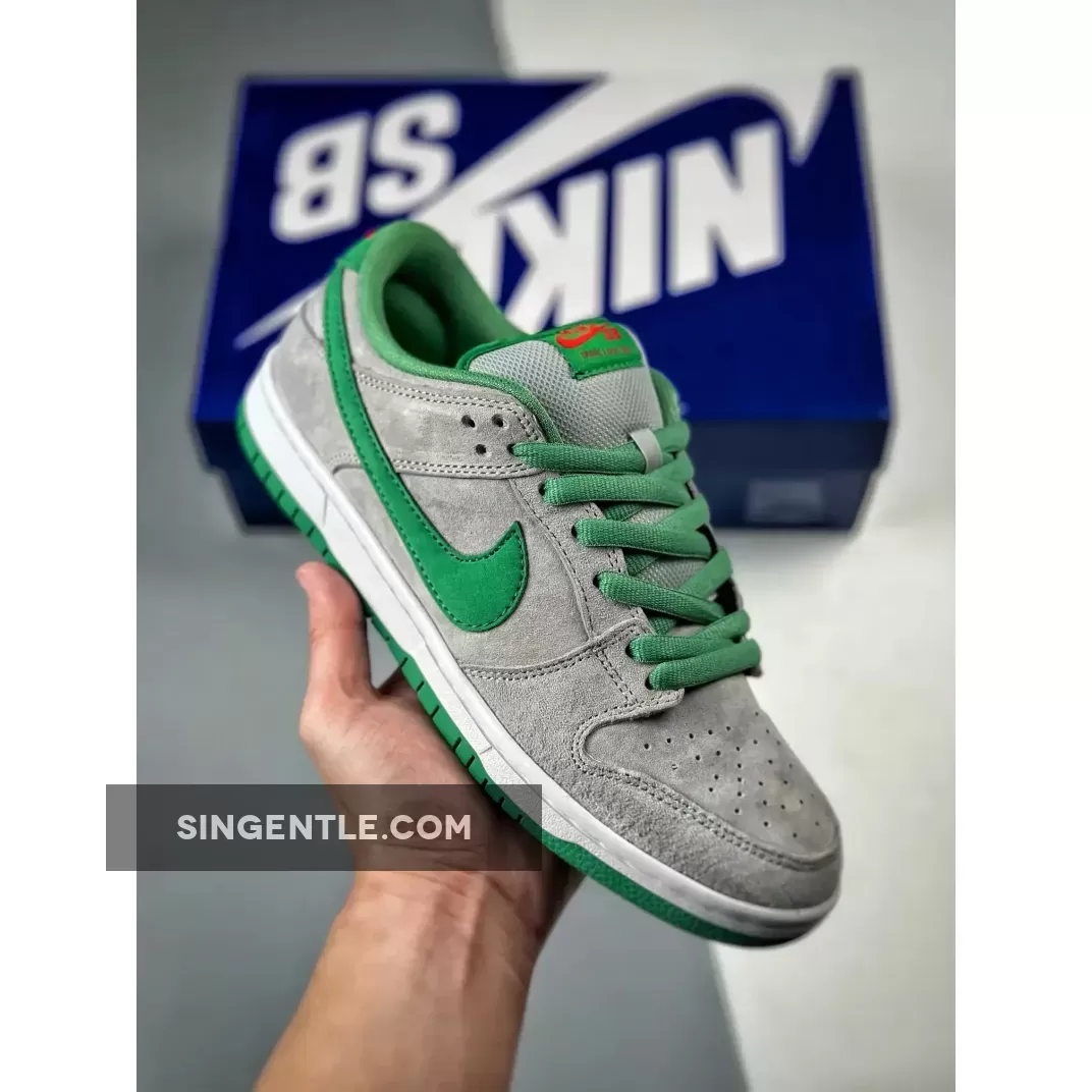 Nike SB Dunk Low Premium ‘Medusa’ Matte Silver/Green-Varsity Red 313170-030