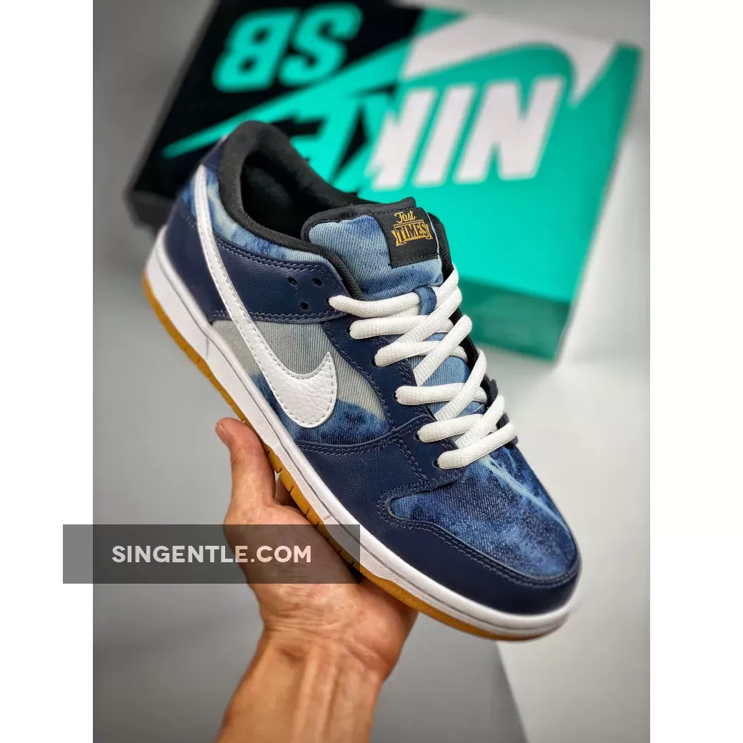 Nike SB Dunk Low Fast Times Black/White-Midnight Navy - Navy Dunks Low 745954-014