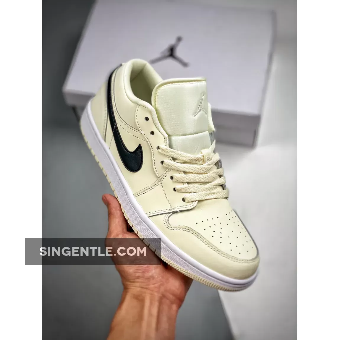 Air Jordan 1 Low Coconut Milk/White/Black #nike elevate low coconut milk