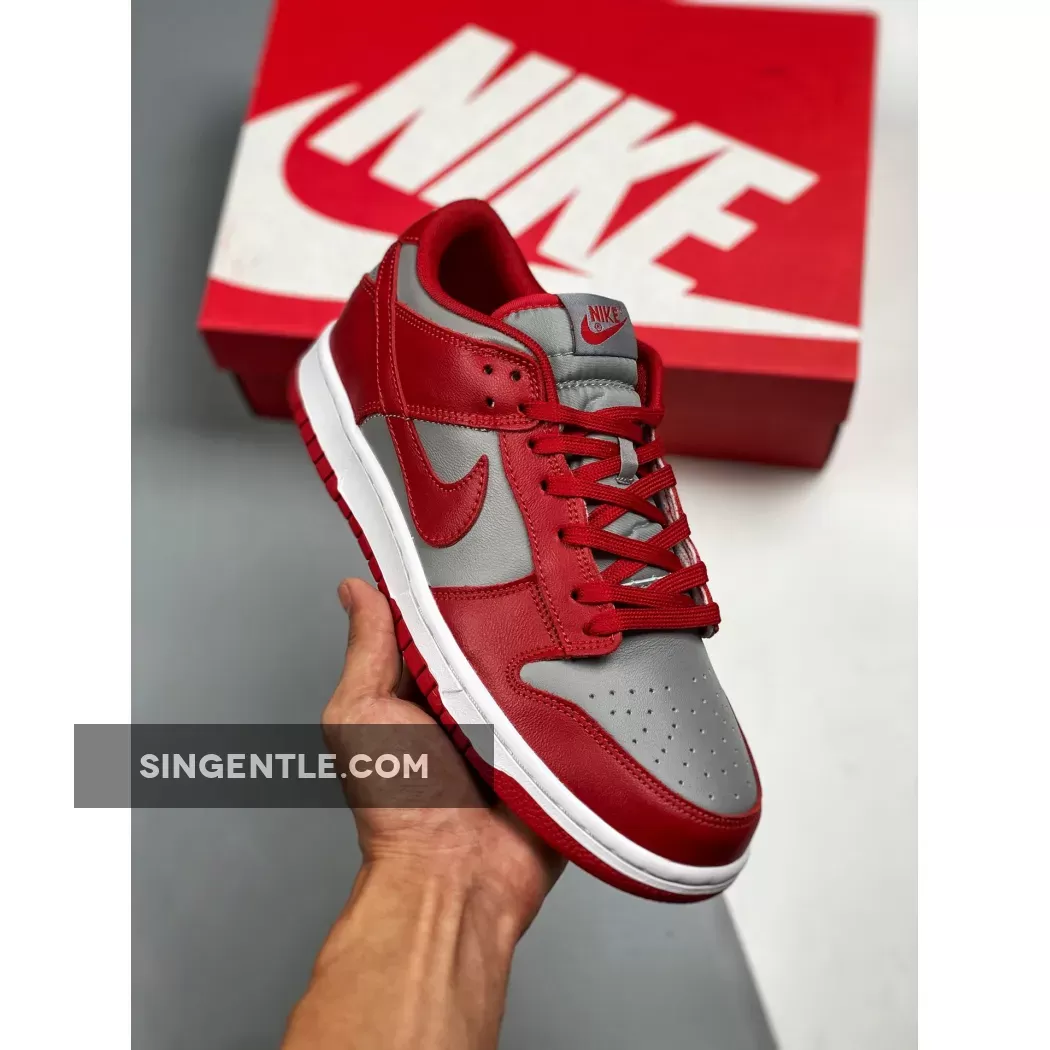 Nike Dunk Low 'UNLV' Soft Grey/University Red-White / dunks red grey