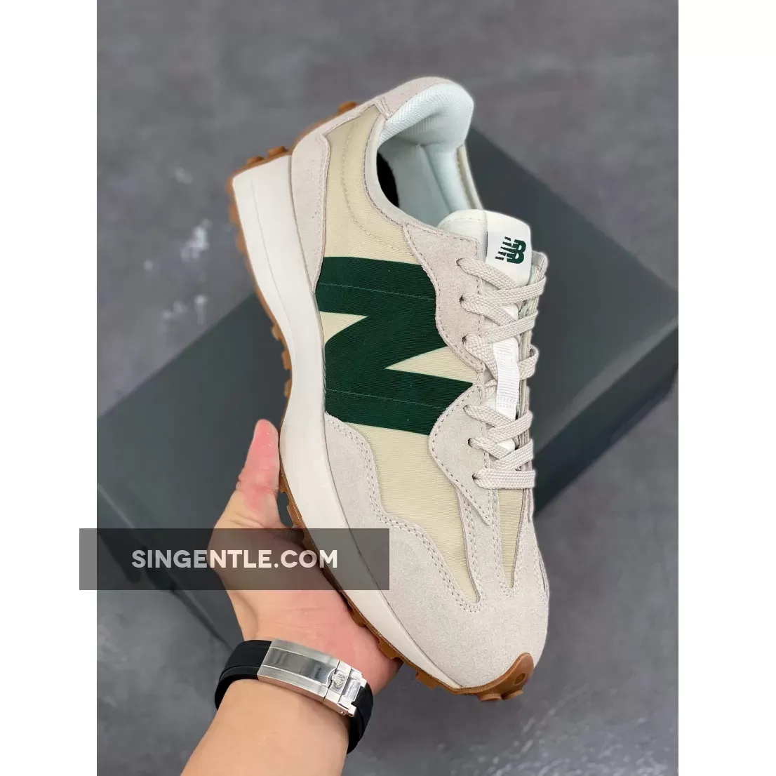 New Balance 327 Natural Green / New Balance 327 Timberwolf MS327HR1