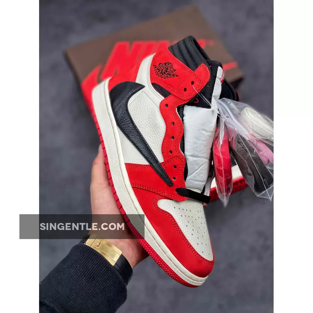 Travis Scott x Air Jordan 1 High OG 'Chicago' Red White travis scott chicago