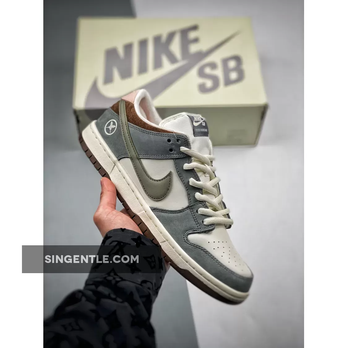 Yuto Horigome x Nike SB Dunk Low Wolf Grey/Iron Grey-Sail