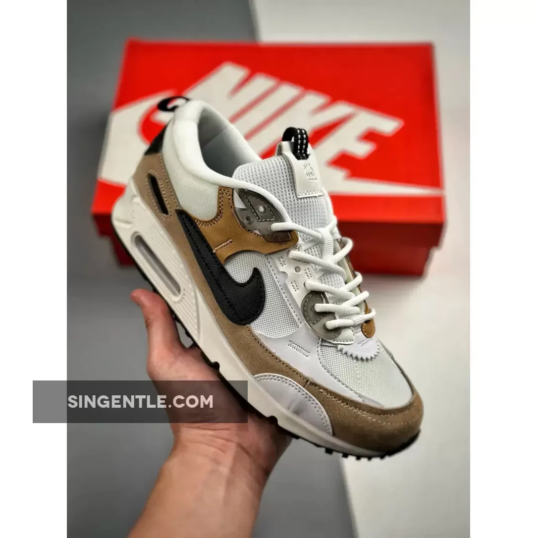 Nike Air Max 90 Futura White Tan Black WMNS | NIKE 90 FUTURA