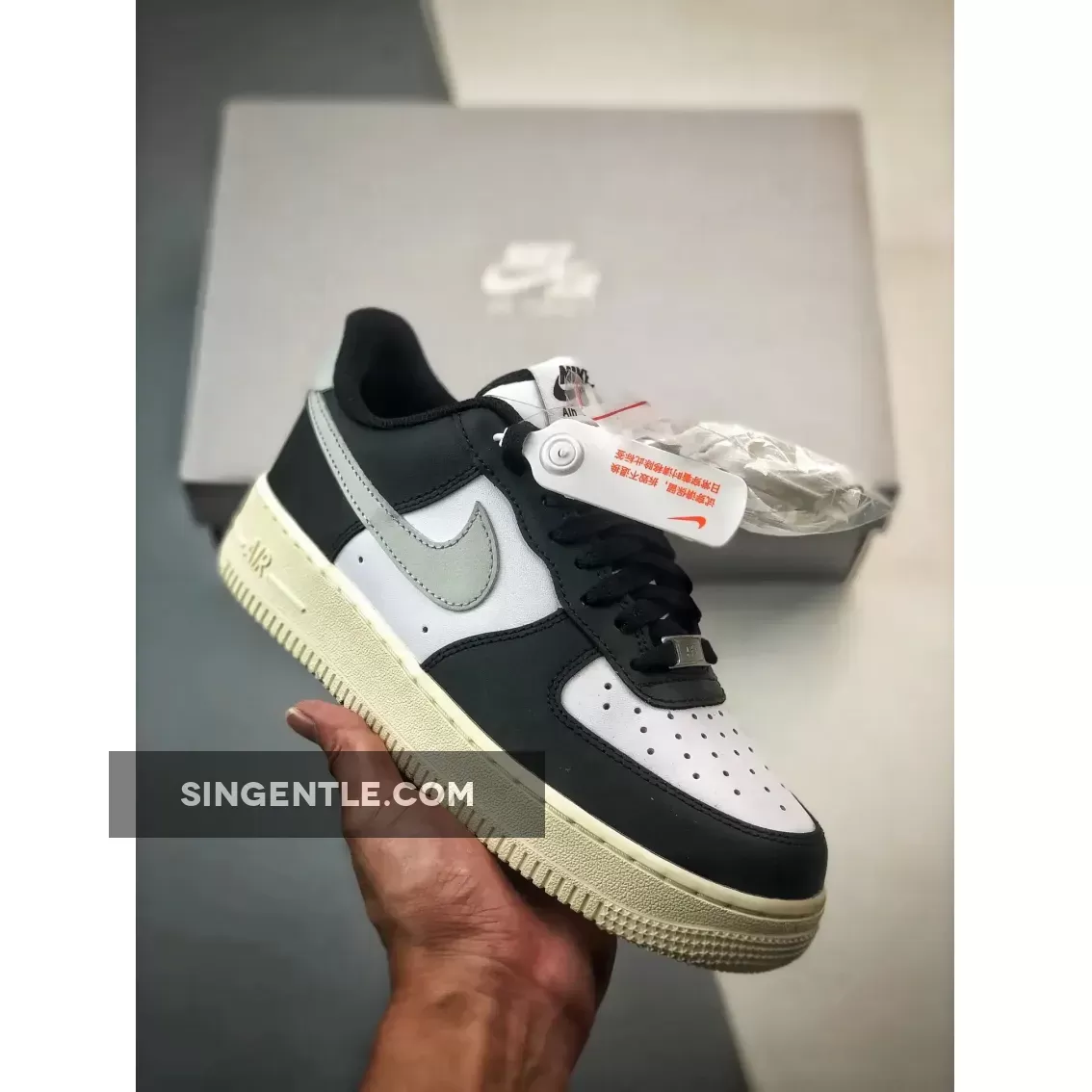 Nike Air Force 1 Low White Black Grey FQ6848-101 Restock