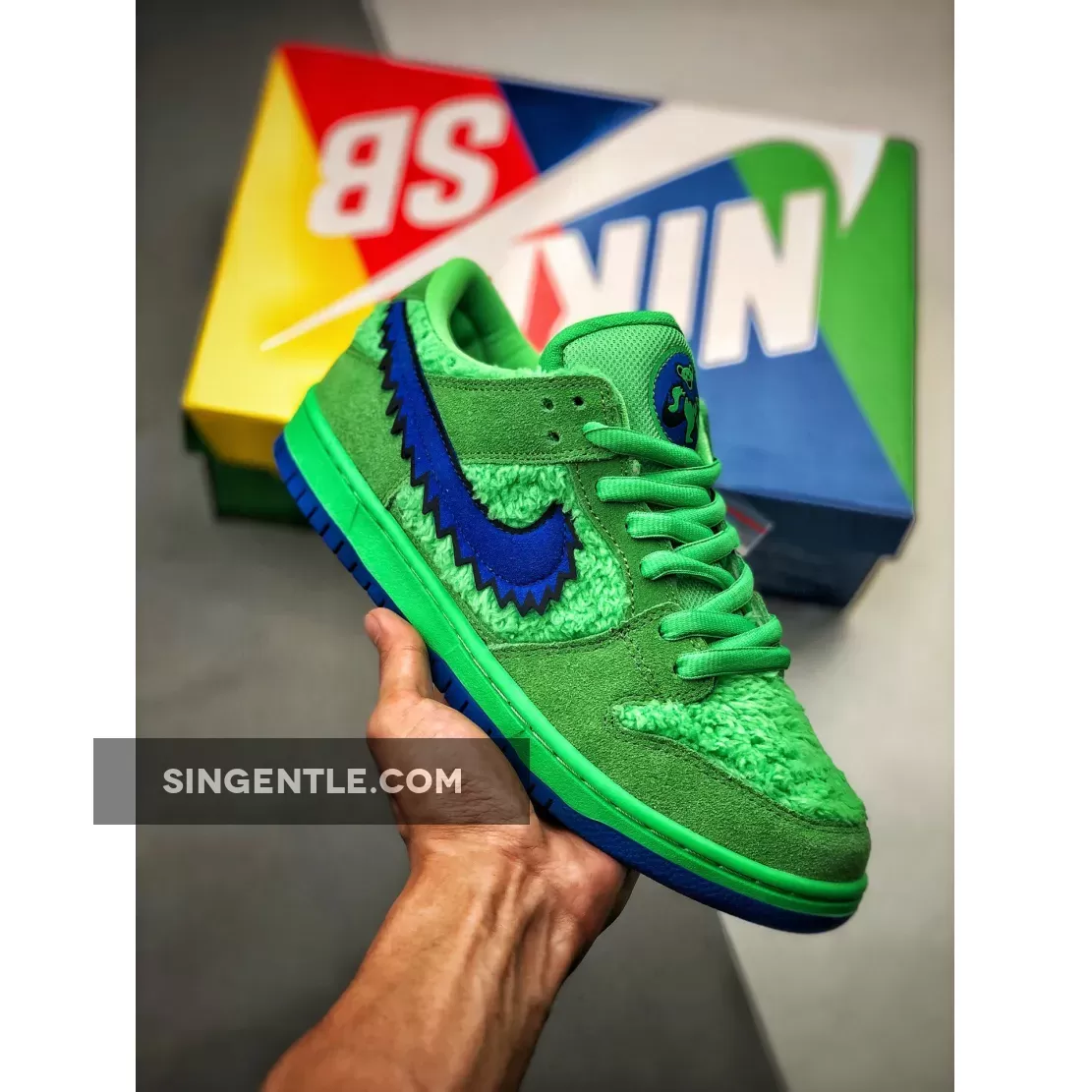 Nike Sb Dunk Low 'Grateful Dead – Green Bear' SPARK/SOAR / grateful dead nike dunk