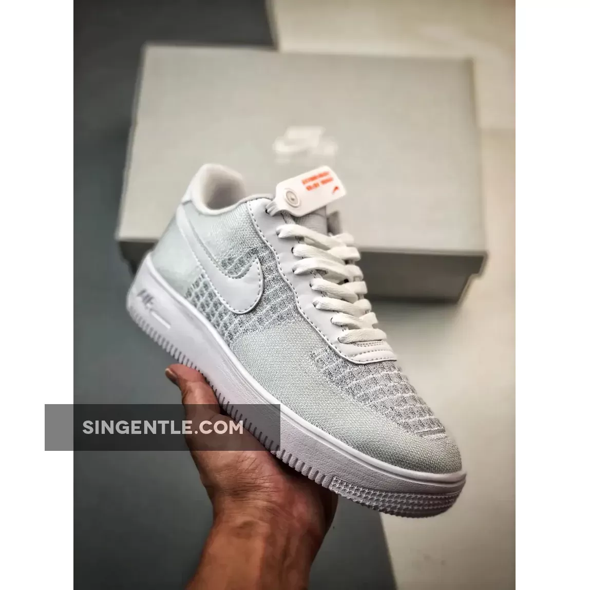 Where To Buy Nike Air Force 1 Flyknit 2.0 White AV3042-100