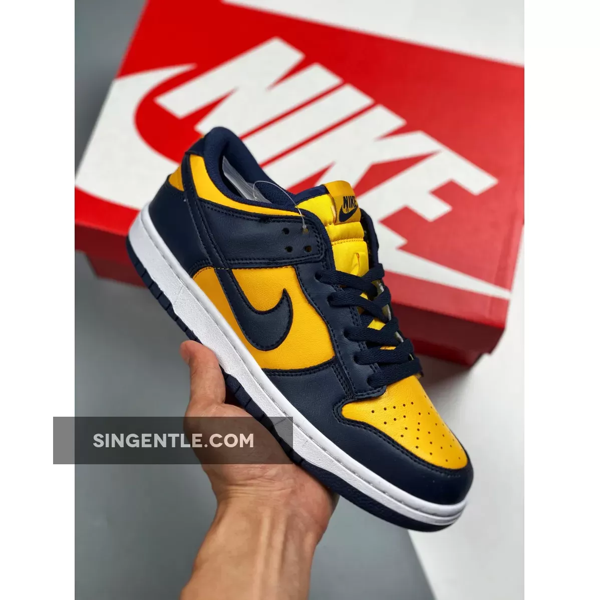 Nike Dunk Low 'Michigan' Varsity Maize/Midnight Navy/White - Michigan Nikes DD1391-700