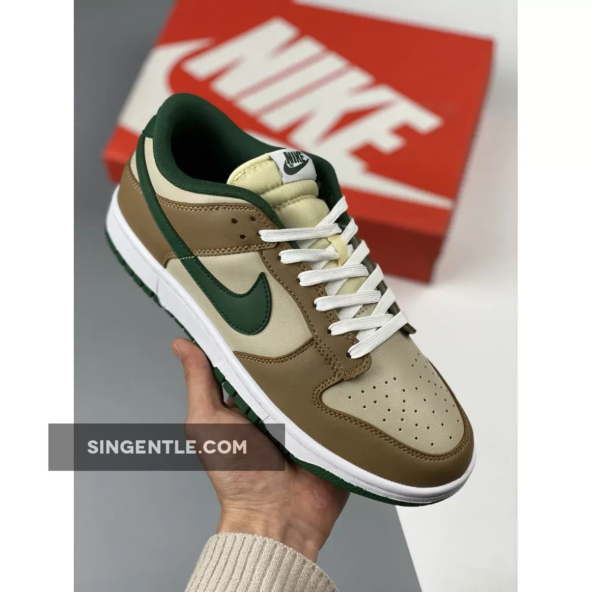 Tan Low Dunks / Nike Dunk Low 'Rattan Canyon Green' FB7160-231