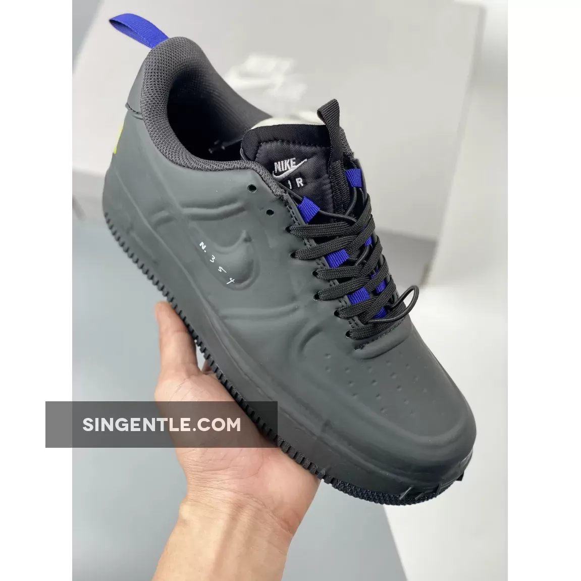 Nike D/MS/X Air Force 1 Experimental Anthracite Black CV1754-001 #air force 1 experimental black