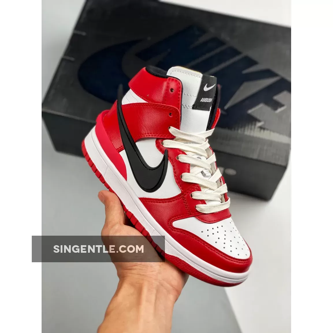 Ambush x Nike Dunk High 'Chicago' Red White - Nike Dunk Chicago High