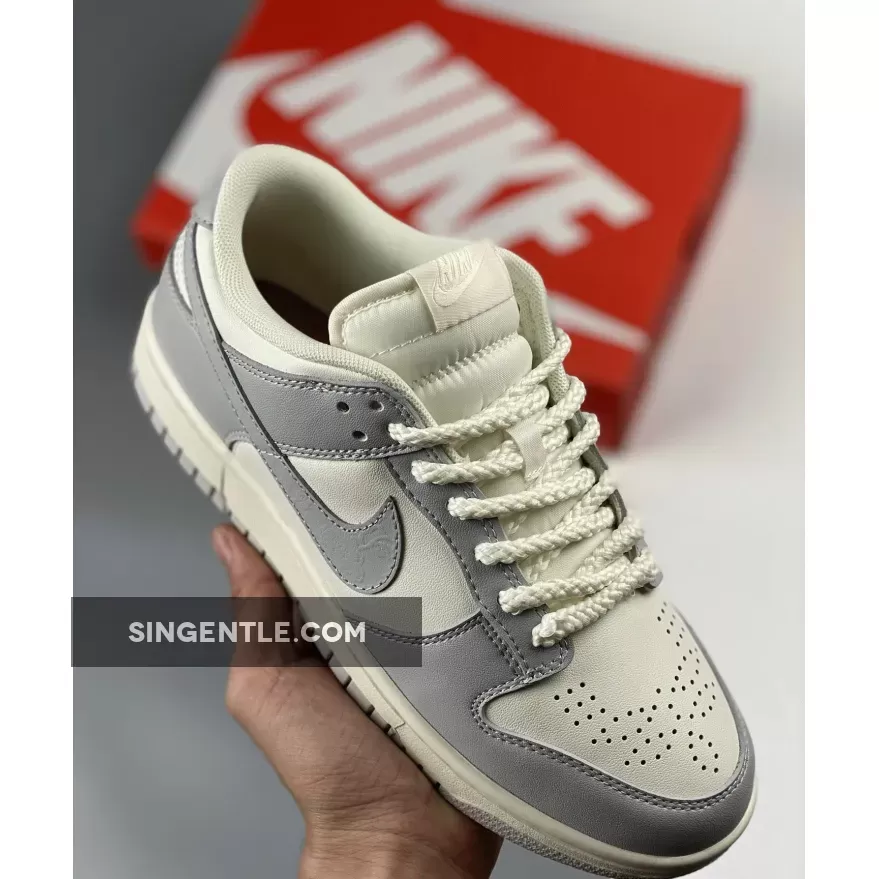 Nike Dunk Low 'Needle Thread' Sail/Tawny/Metallic Silver / Dunk Low Needle Work FJ4553-133