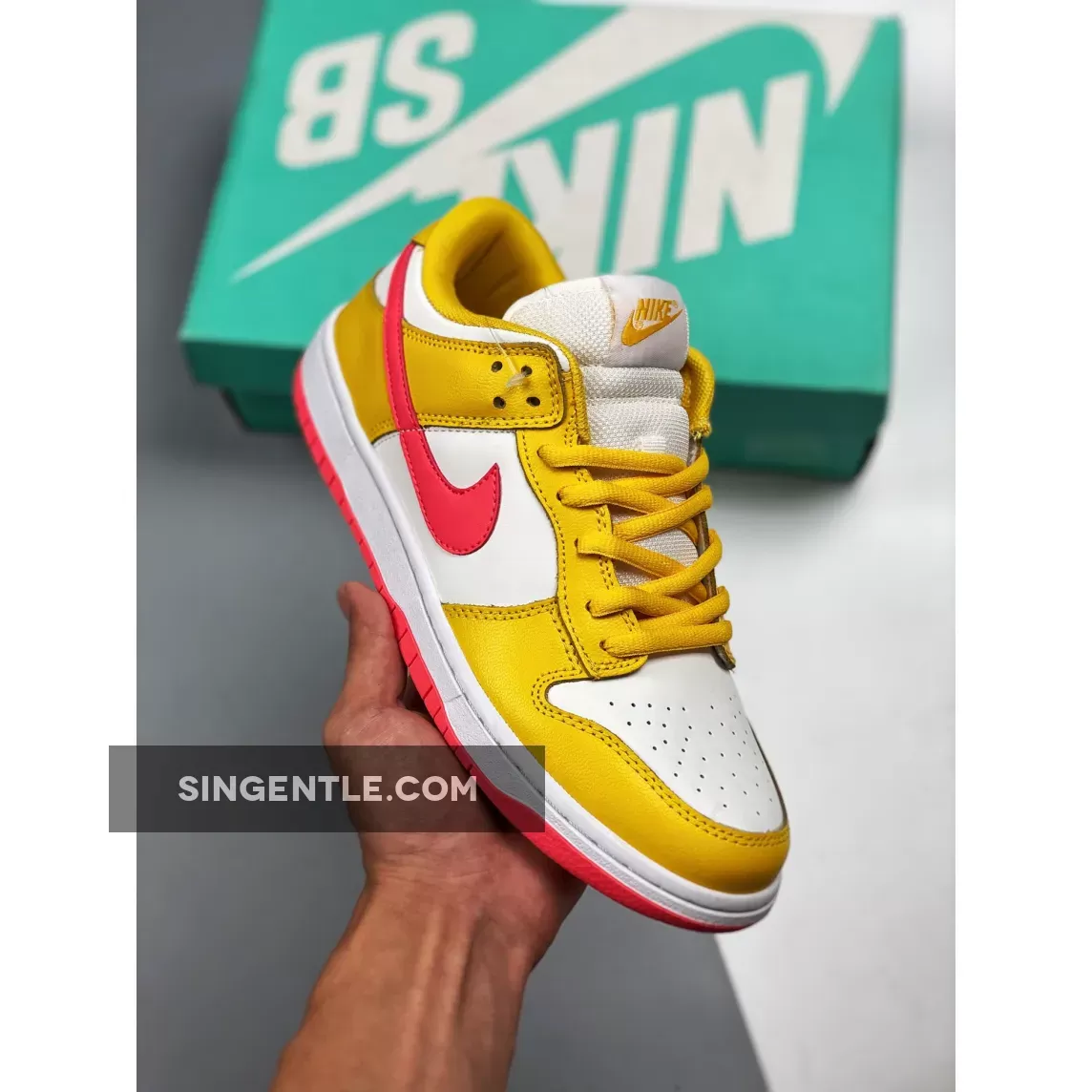 Nike Dunk Low White/Yellow-Red 1680505467