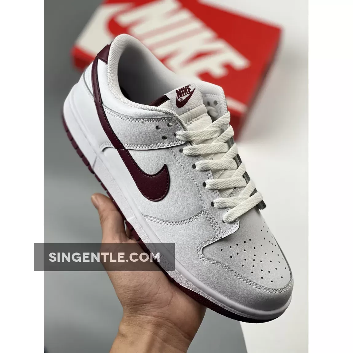 Nike Dunk Low White Night Maroon DV0831-102 Maroon Dunks