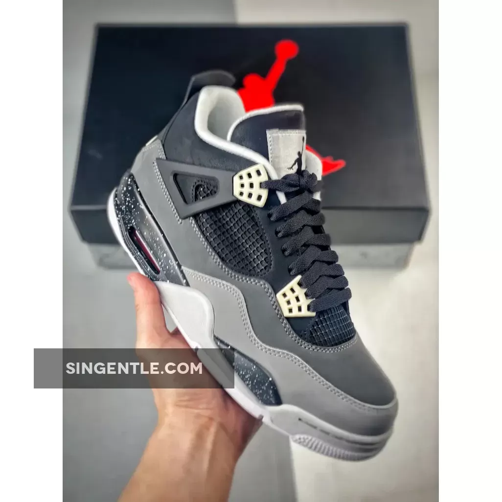 Air Jordan 4 Retro "Fear" Black/White-Cool Grey-Pure Platinum