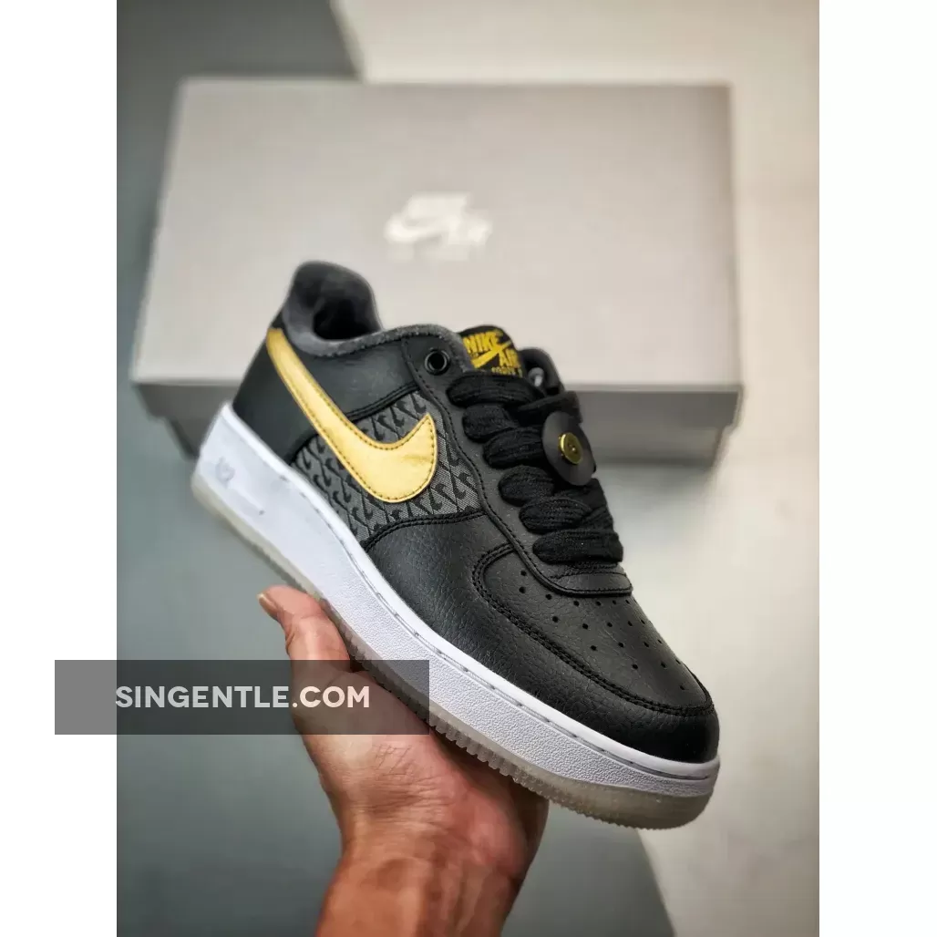 Nike Air Force 1 "Bronx Origins" Black/Metallic Gold