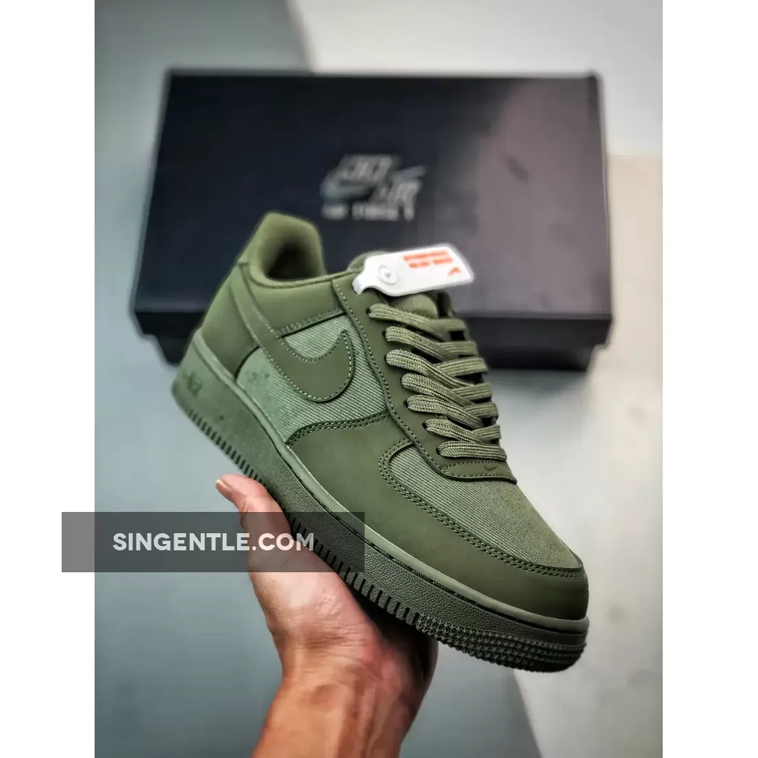 Nike Air Force 1 Low Premium Oil Green/Cargo Khaki