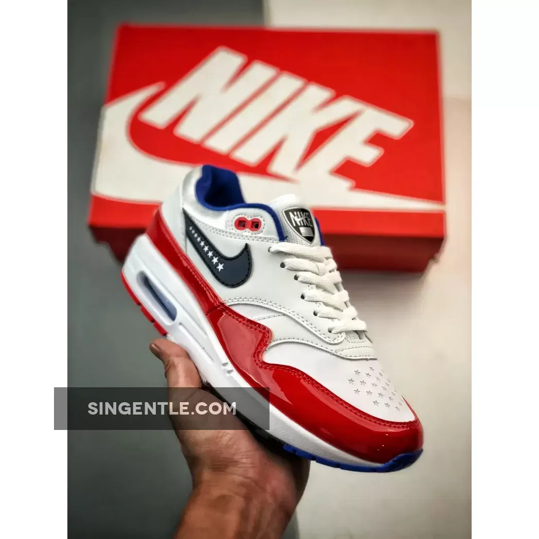 Nike Air Max 1 86 OG Golf ‘Ryder’s Cup USA’ White/Obsidian-Challenge Red